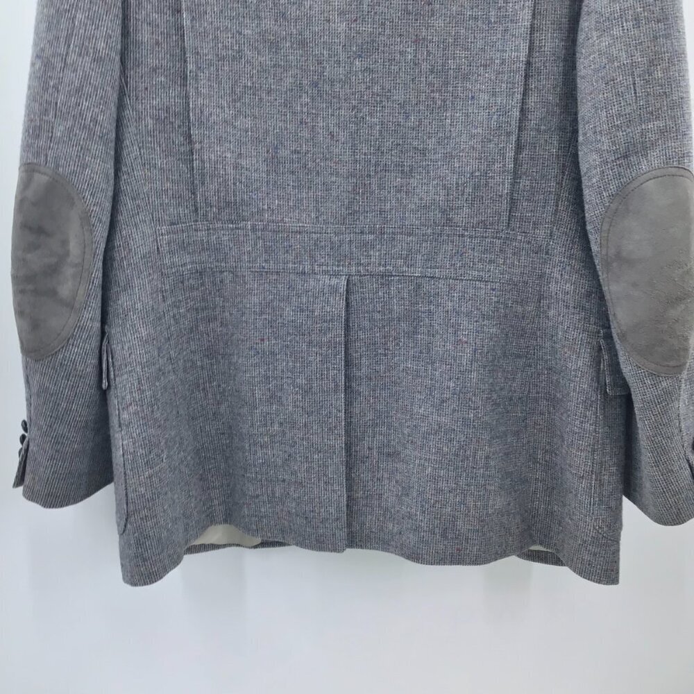 VTG Men's Pendleton Blazer 44 Wool Sport Coat Suede Elbow Patches Made in USA - Picture 6 of 14